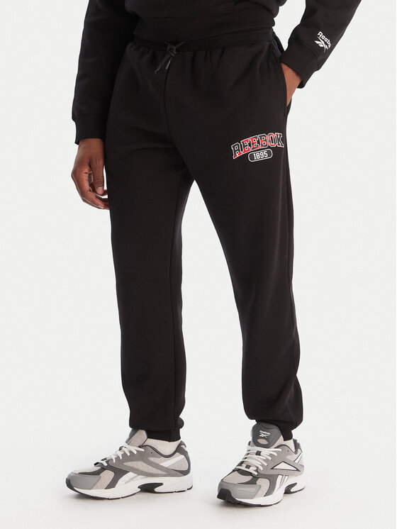Reebok Spodnie dresowe Walker RK25149CCM Czarny Regular Fit