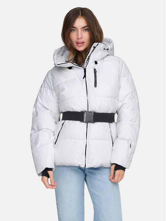 ONLY Kurtka zimowa Harper 15352040 Biały Regular Fit