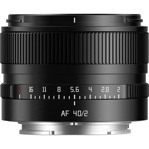 TTArtisan AF 40mm f/2 ED ASPH Sony E-mount