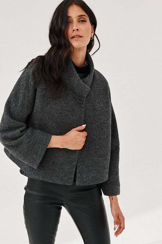 Żakiet pudełko z wełny