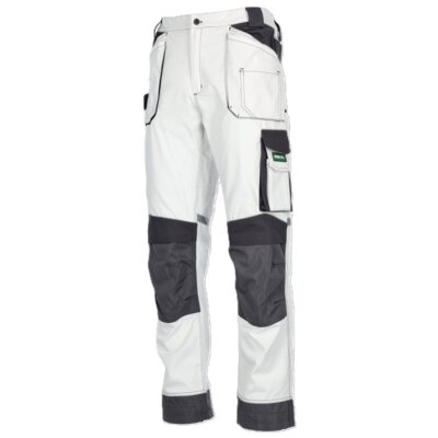 stalco Spodnie robocze Allround Line S-42137 Biały (rozmiar S)