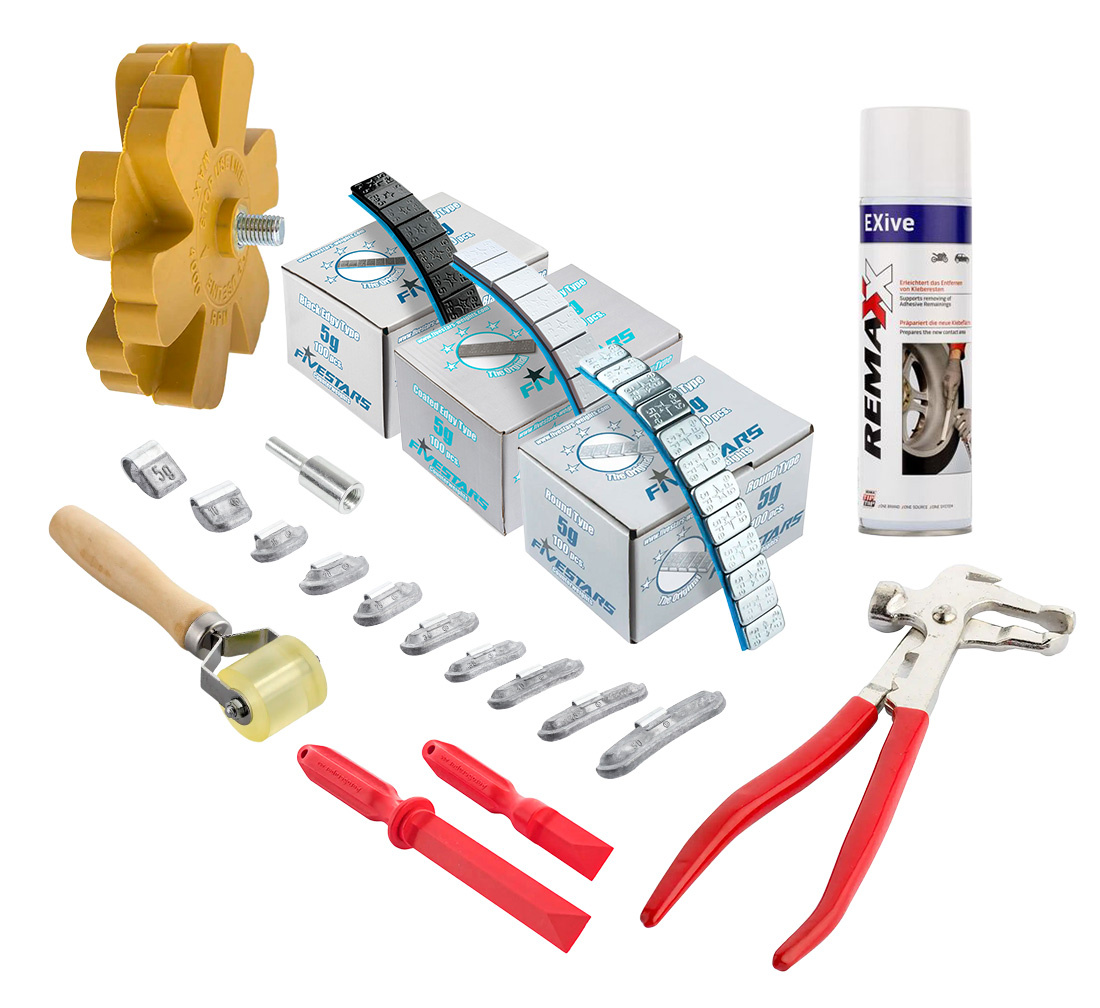 ZESTAW Rozszerzony do wyważania kół 30-10-61