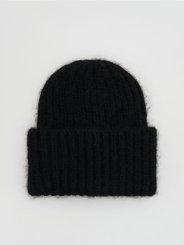 Reserved - Czapka beanie - czarny