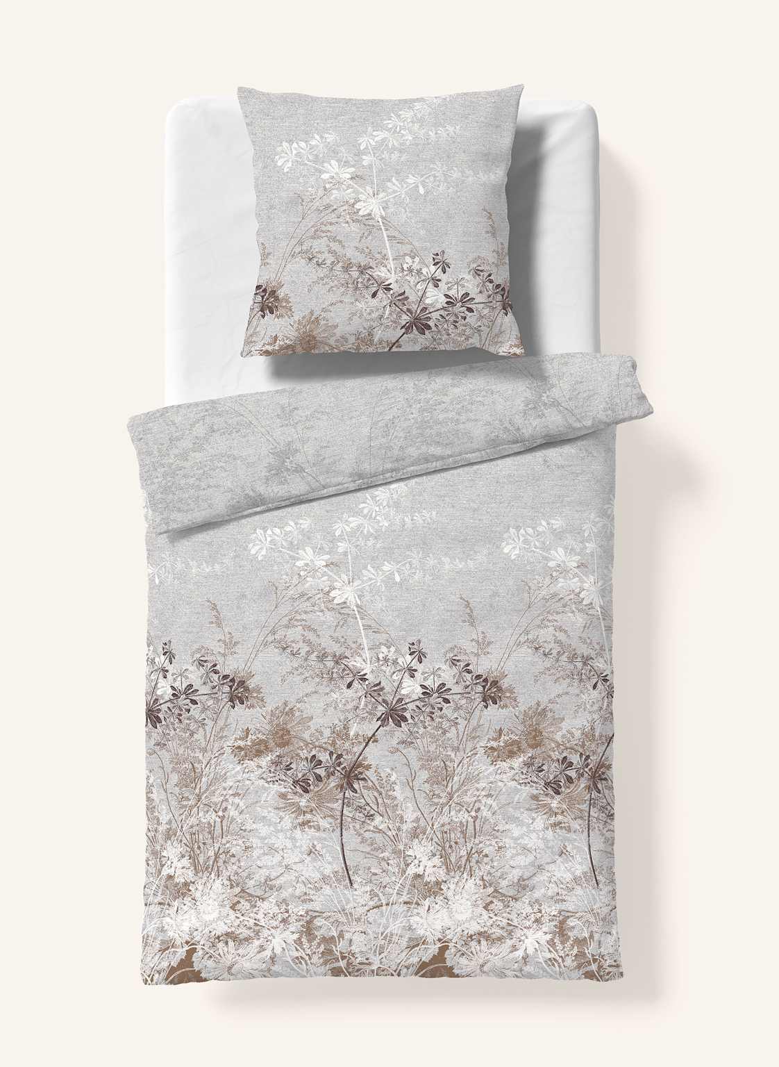 Fleuresse Pościel Bed Art S grau