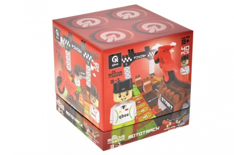 Klocki konstrukcyjne Block&Steps Tor motocyklowy