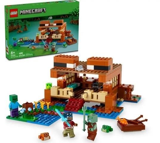 LEGO MINECRAFT 21256 (4szt) Żabi domek