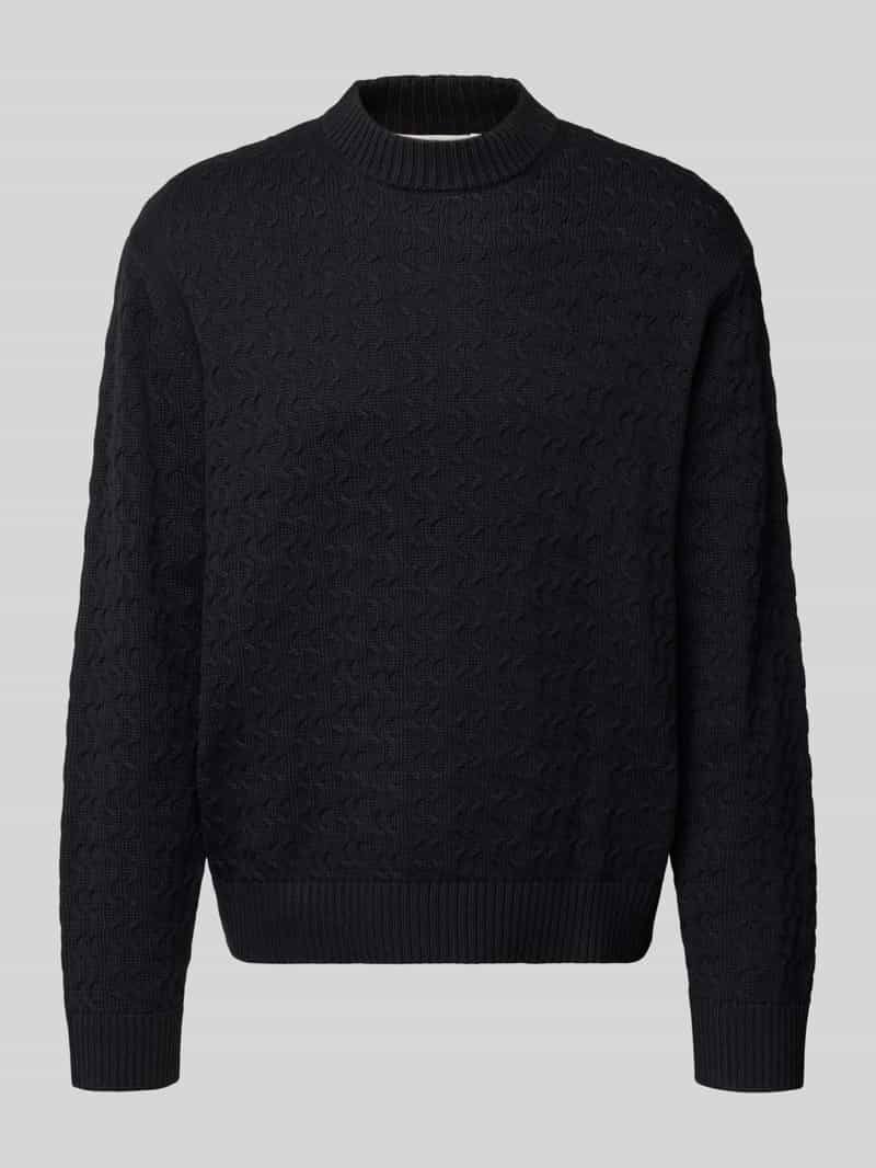 Sweter z dzianiny o kroju regular fit z czystej bawełny model ‘PHILIP’