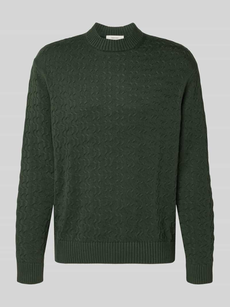 Sweter z dzianiny o kroju regular fit z czystej bawełny model ‘PHILIP’