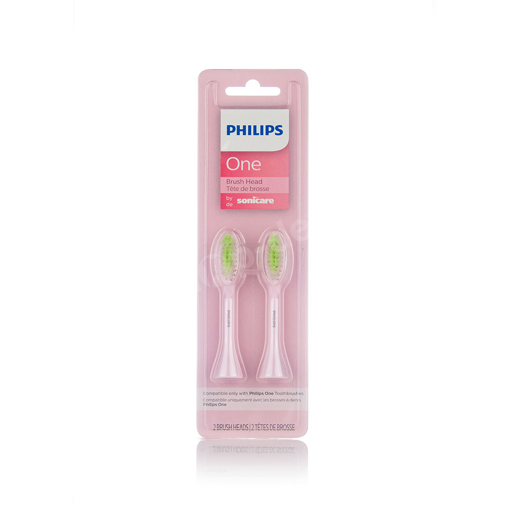 Philips Sonicare ONE BH1022/00 Pink Końcówki do szczoteczki sonicznej 2 sztuki