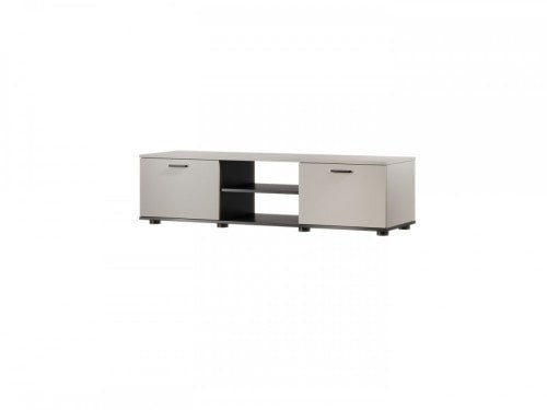 Cama Szafka RTV SOHO 140x43x37 kaszmir+czarny