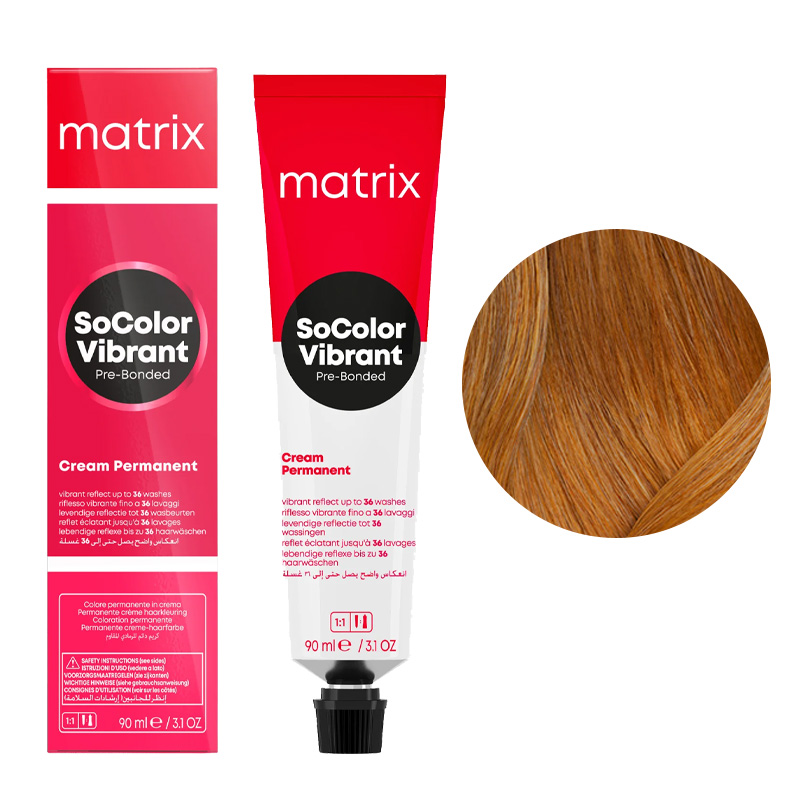 Matrix SoColor Vibrant, farba do włosów z technologią Pre-Bonded, 7CG, 90ml