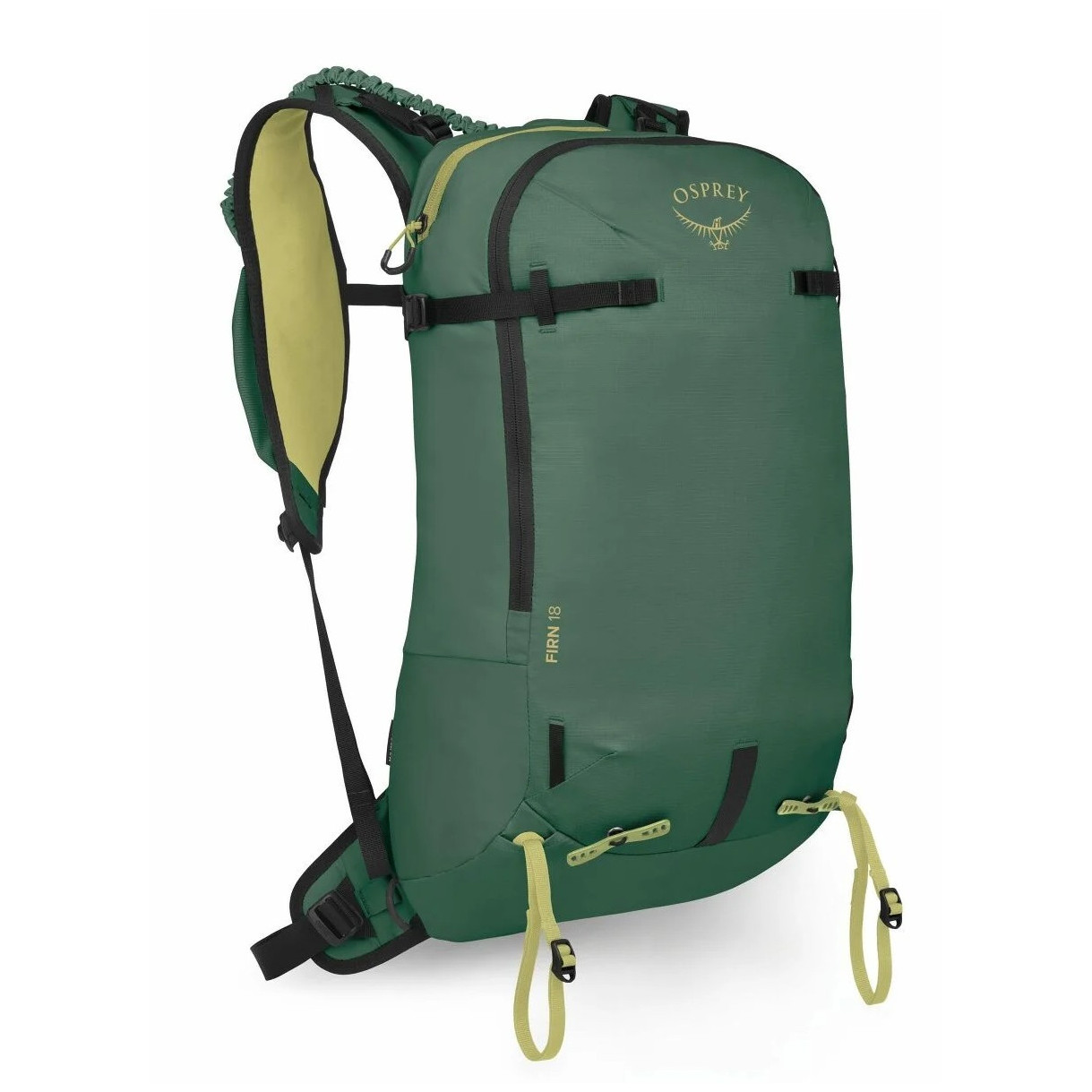 Plecak narciarski Osprey Firn 18 Rozmiar plecaka: M/L / Kolor: zielony