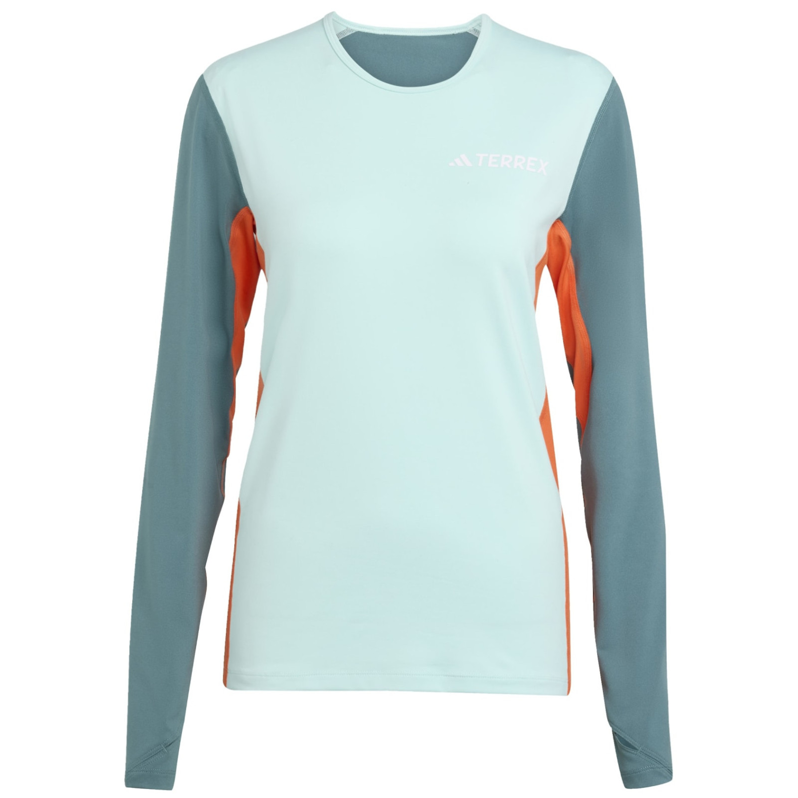 Damska koszulka Adidas Multi Synt Ls W Rozmiar: M / Kolor: zielony/pomarańczowy