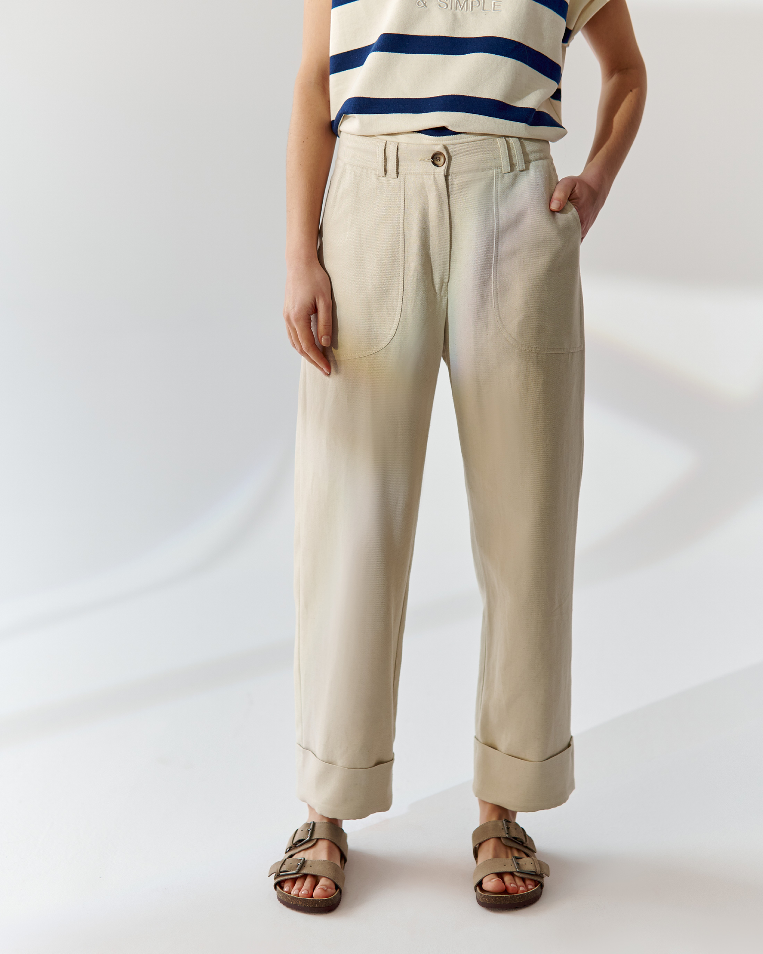 Spodnie Tilo Beżowe