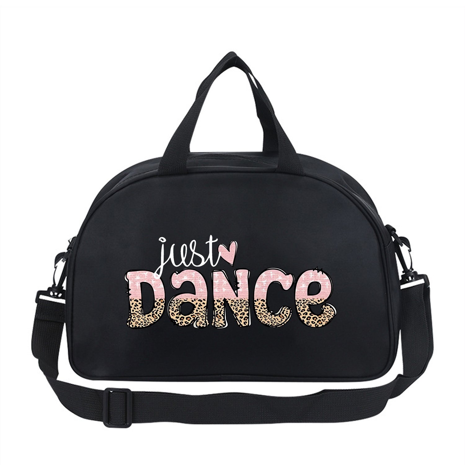 TEMU Duża Torba Tańcowa dla Kobiet - Składana, Lekka Torebka na Ramię z Regulowanym Paskiem do Siłowni, Jogi i Podróży - Zamykana na Zamek