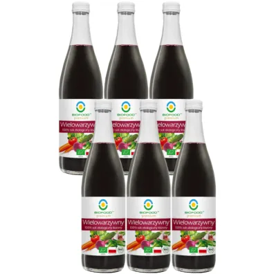 Bio Food Sok wielowarzywny kiszony Zestaw 6 x 500 ml Bio