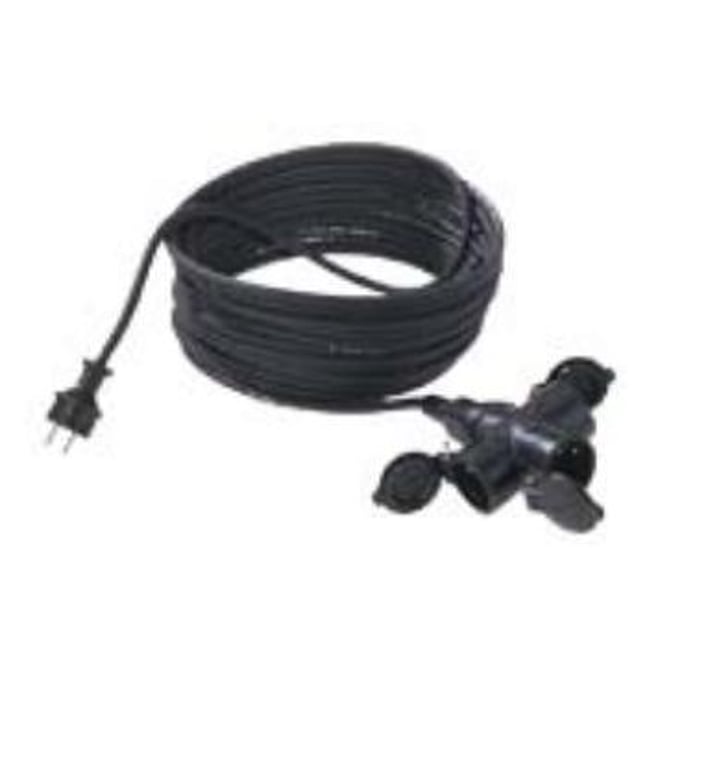 Bachmann 343.176 kabel zasilające Czarny 25 m