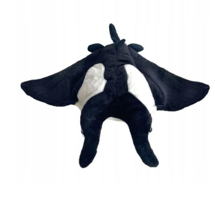 Manta czarno-biała 31cm - zabawka