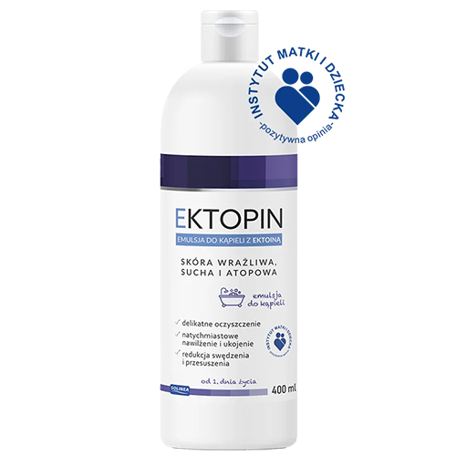 Ektopin, emulsja do kąpieli z ektoiną, od 1 dnia życia, 400 ml