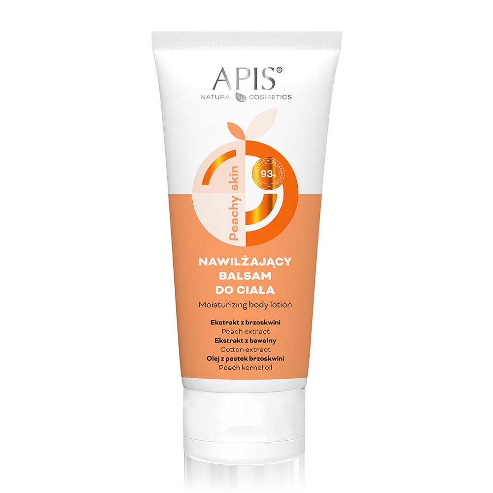 Apis Peachy Skin, nawilżający balsam do ciała, 200 ml