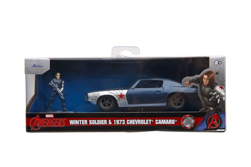 Marvel - figurka Winter Soldier + Chevrolet Camaro 1973 - figurka