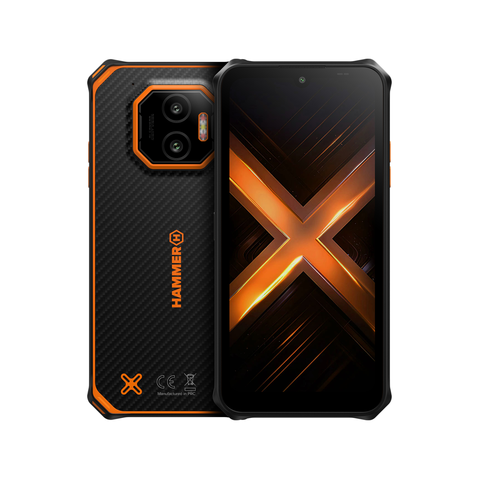 Hammer Energy X2 5G 8/256GB Czarno-pomarańczowy