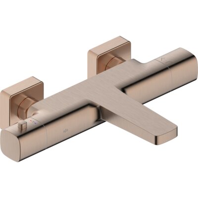 KFA Bateria wannowa natynkowa ARMATURA Malaga 5754-010-34 Szczotkowane różowe złoto