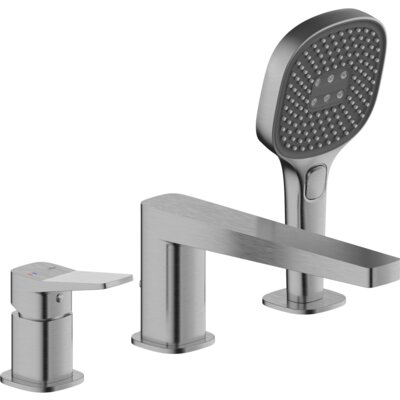 KFA Bateria wannowa natynkowa ARMATURA Malaga 4525-210-61 Szary metaliczny