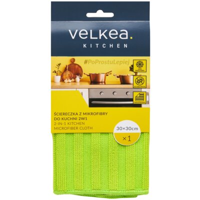 Ściereczka VELKEA 2w1 30 x 30 cm Zielony