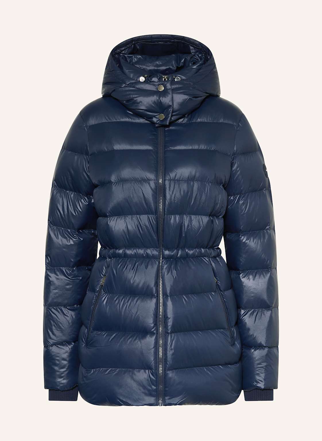 Tommy Hilfiger Płaszcz Puchowy Z Odpinanym Kapturem blau