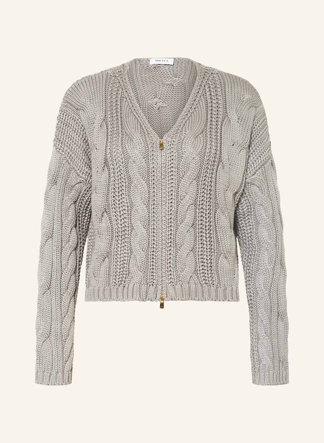 Ninety-9 Kardigan Knitted grau