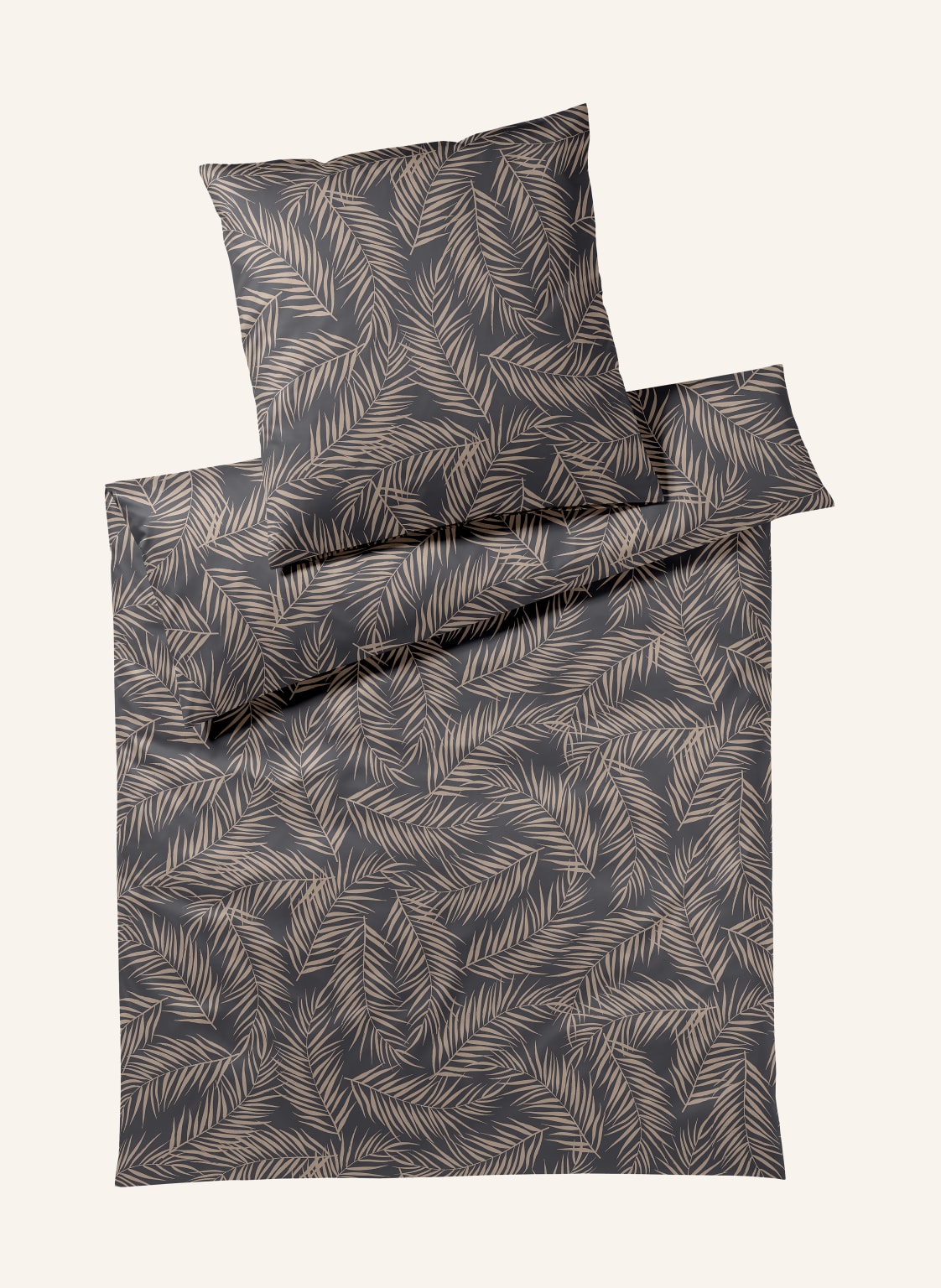 Elegante Pościel Maison Leaves grau