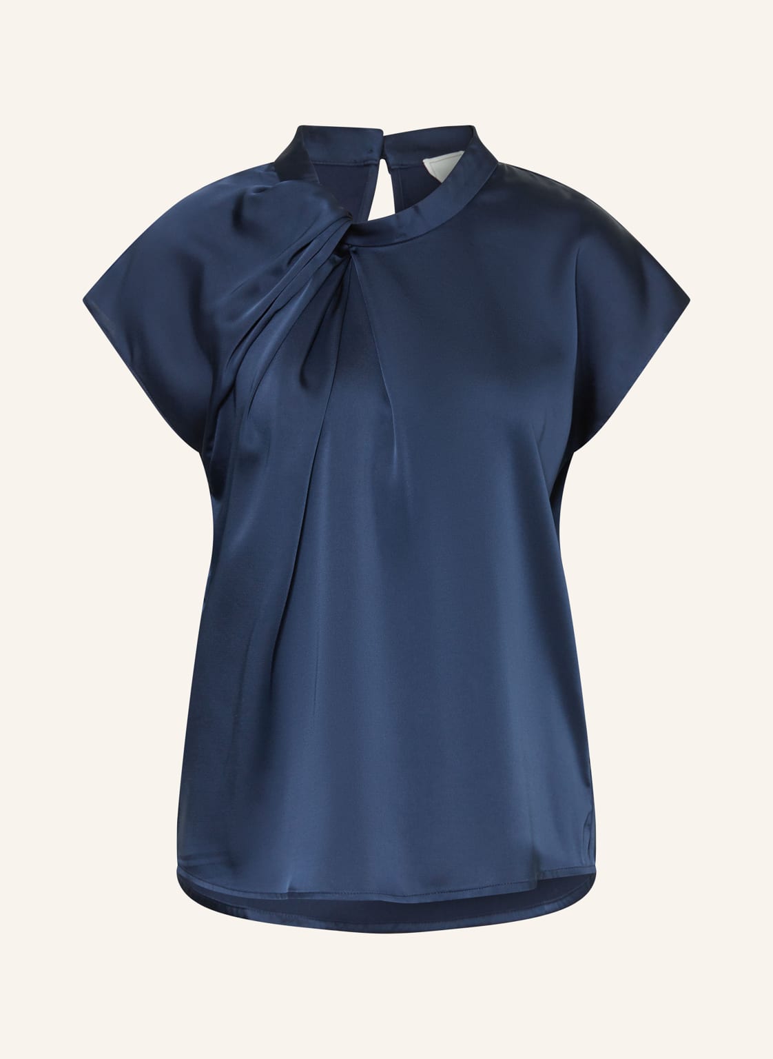 Neo Noir Bluzka Fleur Z Satyny blau