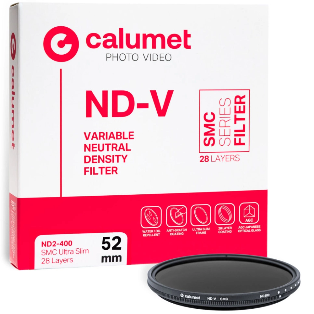 Calumet Variable ND2-400 SMC 52 mm Ultra Slim 28 Layers - Kup za 189 zł (taniej o 10 %) wpisując w koszyku kod: CALUMET10BRAVO