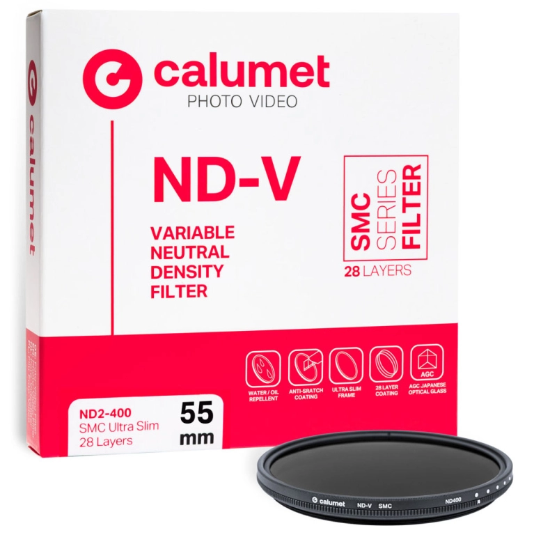 Calumet Variable ND2-400 SMC 55 mm Ultra Slim 28 Layers - Kup za 193,50 zł (taniej o 10 %) wpisując w koszyku kod: CALUMET10BRAVO