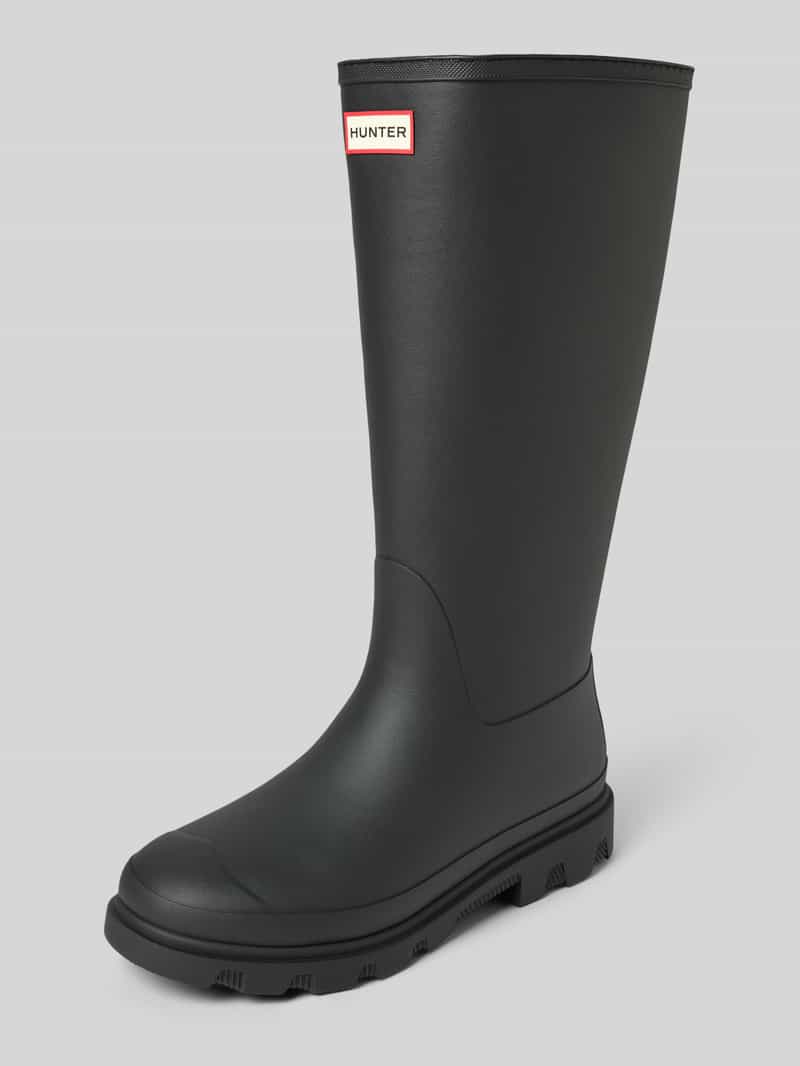 Kozaki z detalem z logo