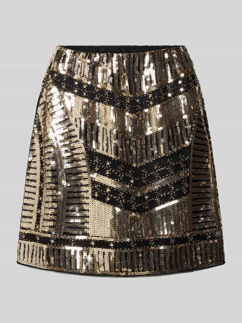 Spódnica mini z cekinami