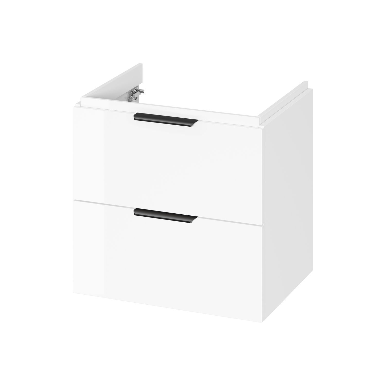 Szafka łazienkowa pod umywalkę Senti Maletto 60 cm biały połysk