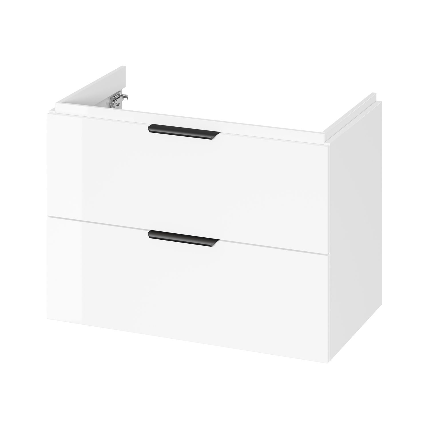 Szafka łazienkowa pod umywalkę Senti Maletto 80 cm biały połysk