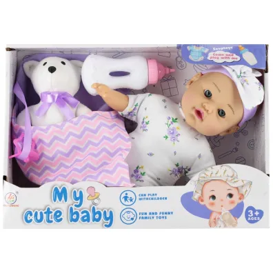 Lalka Bobas 30cm miękka z akcesoriami MEGA CREATIVE 568560