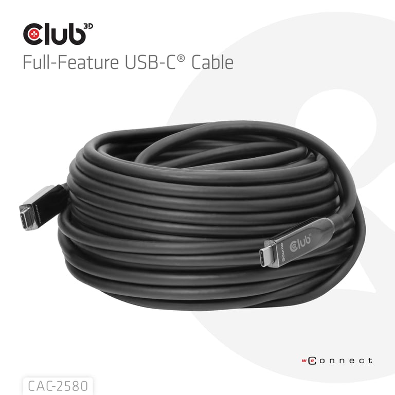CLUB3D CAC-2580 kabel USB USB C