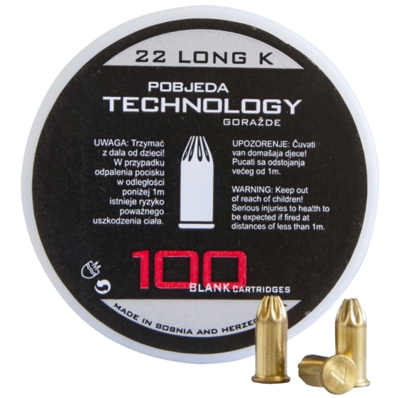 PTG Naboje hukowe 6 mm długie - LONG 100 szt.