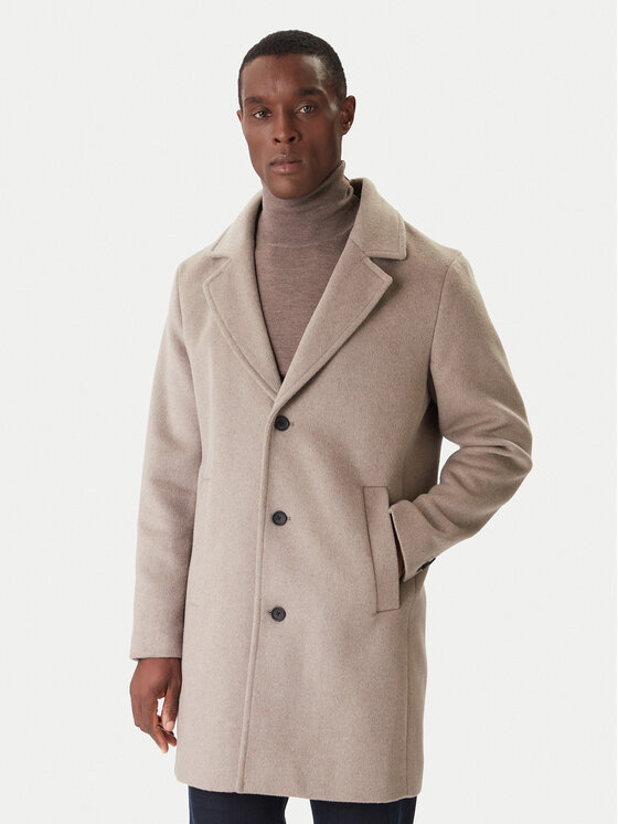 Jack&Jones Płaszcz przejściowy Blastanford 12286263 Beżowy Regular Fit