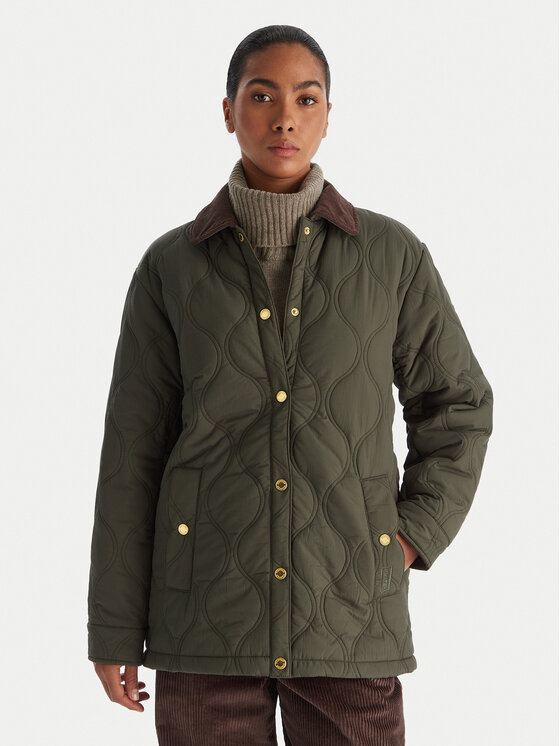 Hunter Kurtka przejściowa Witton HARW0004252 Zielony Regular Fit