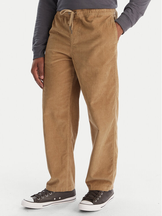 Billabong Spodnie materiałowe Larry Cord EBYNP00111 Brązowy Regular Fit