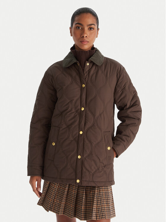 Hunter Kurtka przejściowa Witton HARW0004252 Brązowy Regular Fit