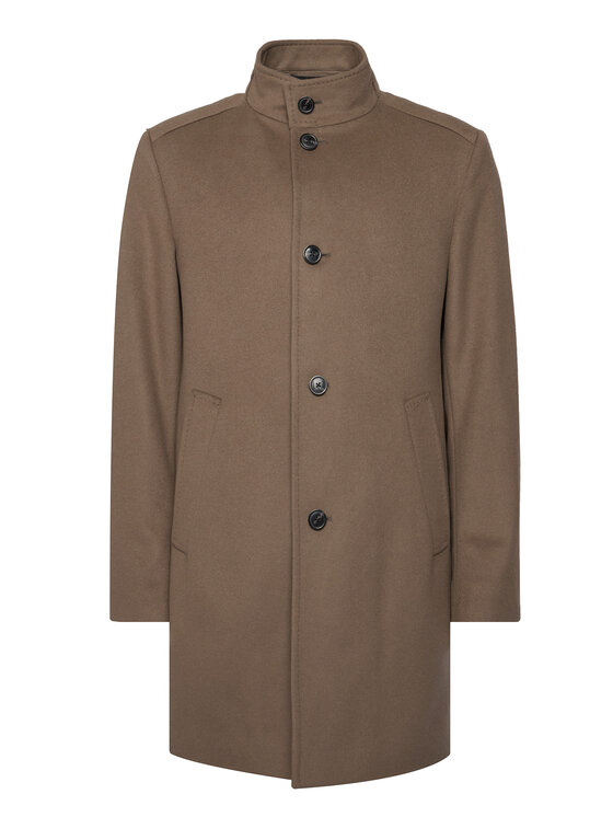 JOOP! Płaszcz wełniany 17 JC-21Maron 30044311 Khaki Regular Fit