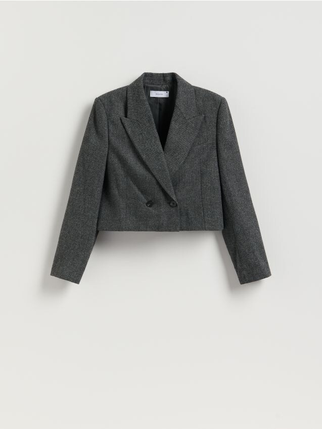 Reserved - Krótka marynarka - ciemnoszary