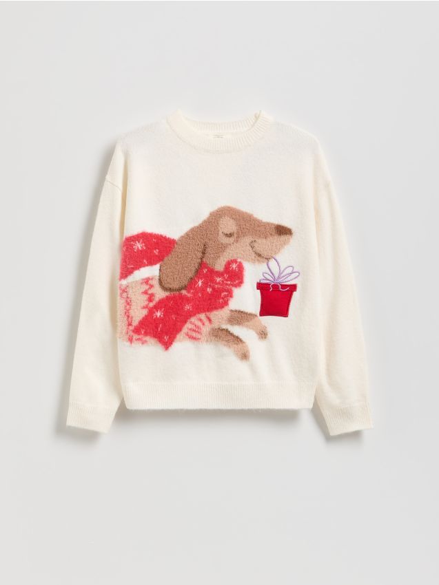 Reserved - Sweter z grającą aplikacją - wielobarwny