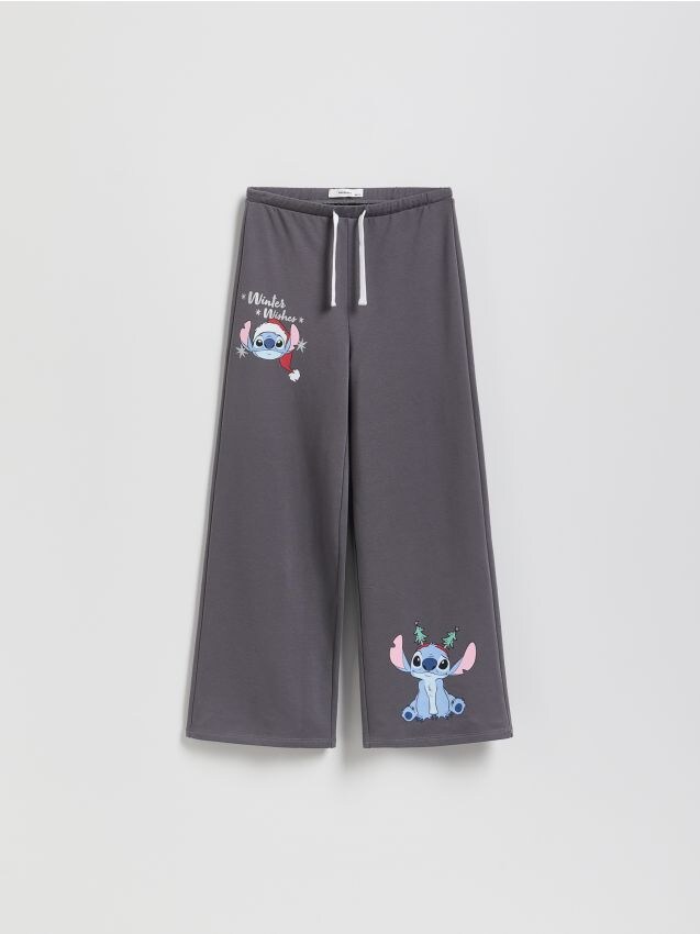 Reserved - Spodnie dresowe Lilo i Stitch - ciemnoszary